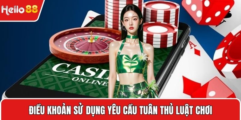 Điều khoản sử dụng yêu cầu tuân thủ luật chơi