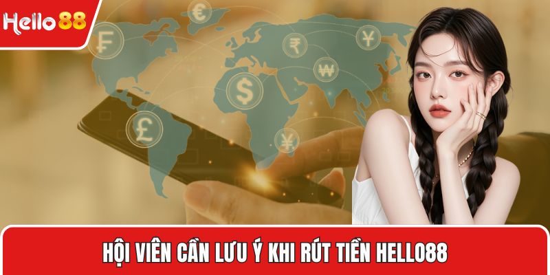 Hội viên cần lưu ý khi rút tiền HELLO88