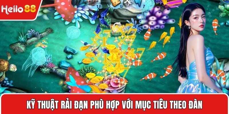Kỹ thuật rải đạn phù hợp với mục tiêu theo đàn