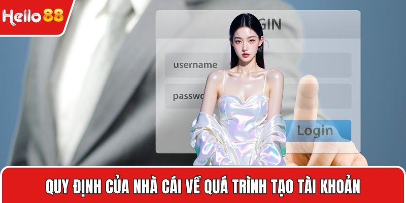 Quy định của nhà cái về quá trình tạo tài khoản